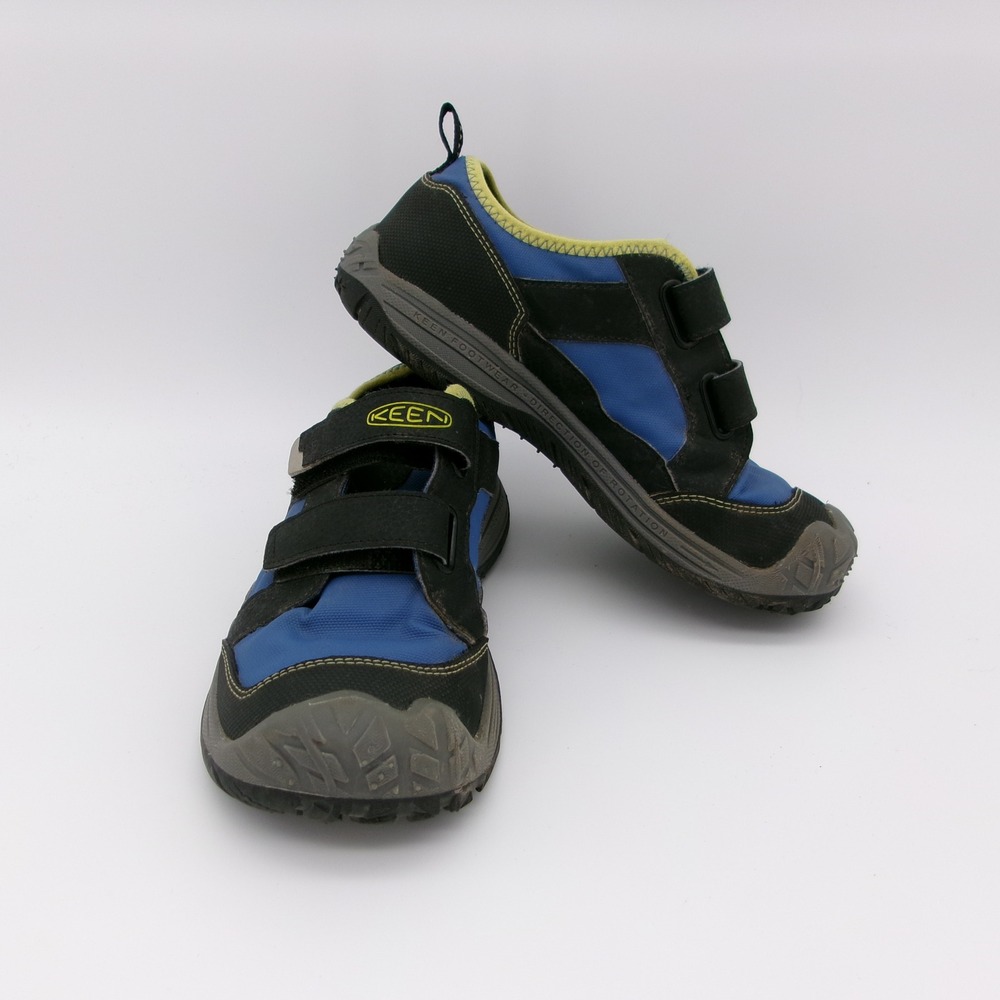 Keen Chandler CNX Kids Blue Black Hiking Sneakers 1026192 Size 3Y